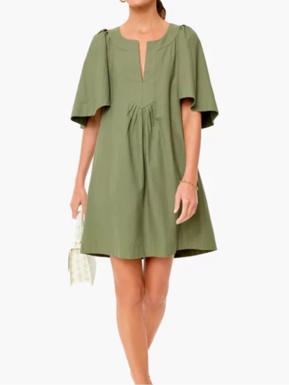Sage Green Finley Flutter Sleeve Dress Tuckernuck Pomander Place Size X